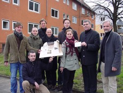 (v.l.n.r.) Niels Malipaard, Hans Lamb (knieend), Matthias Pinkepank, G&uuml;nter Weber, Thomas Kauer
