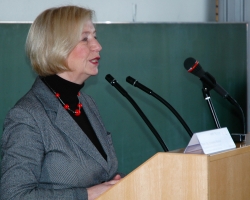Die Nieders&auml;chsische Wissenschaftsministerin Prof. Dr. Johanna Wanka er&ouml;ffnete die Jahrest