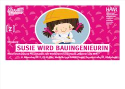 Einladung Susie wird Bauingenieurin